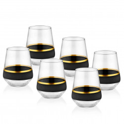 Coffret de 6 verres bas - CURVE ORO