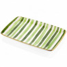 Assiette de service rectangulaire - ARCORIS - Nuances de vert
