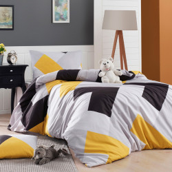 Parure de lit en Coton renforcé ORIANE - 1 place - 160 x 240cm