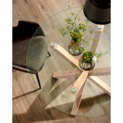 Table à manger DAMY Chêne - 120 cm