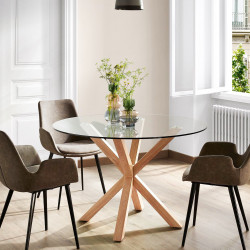 Table à manger DAMY Chêne - 120 cm