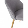 Chaise GONGY Woodstyle - Toile grise