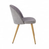 Chaise GONGY Woodstyle - Toile grise