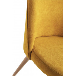 Chaise GONGY Woodstyle - Toile moutarde