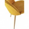 Chaise GONGY Woodstyle - Toile moutarde