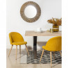 Chaise GONGY Woodstyle - Toile moutarde