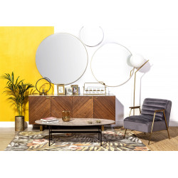Miroir SHINY Gold - 96 cm