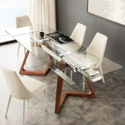 Table à manger EXTENSO - 160-240cm - Noyer