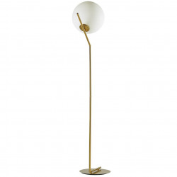 Lampadaire COSMO 2 globes - Laiton doré & Verre soufflé