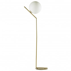 Lampadaire COSMO 2 globes - Laiton doré & Verre soufflé