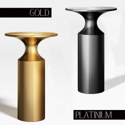 Table d'appoint VALTER - Platinum ou Gold