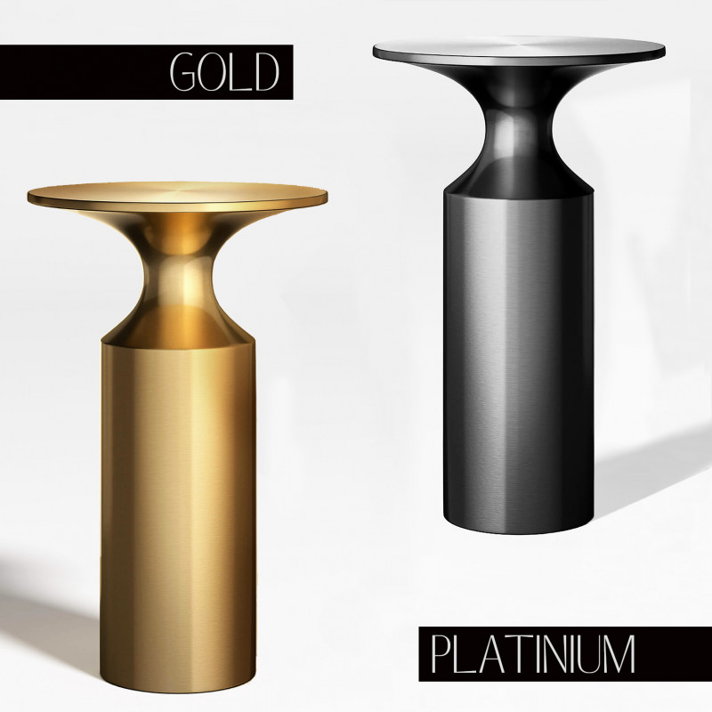 Table d'appoint VALTER - Platinum ou Gold