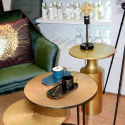 Table d'appoint VALTER - Platinum ou Gold