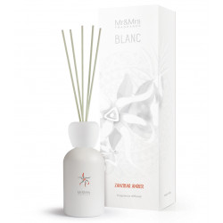 Diffuseur a brin BLANC 250ML - Ambre du Zanzibar