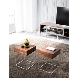  Table de chevet ou d'appoint ROMA - Noyer