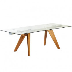 Table à manger EXTENSIA - 160-240cm - Chêne