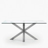 Table à manger PERLAS - Inox poli