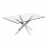 Table à manger PERLAS - Inox poli