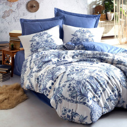 Parure de lit en Coton renforcé LOTUS - 2 places - 240 x 260cm