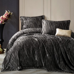 Ensemble de lit en Coton JAQUARD - 2 places - 260x250cm