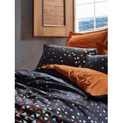 Parure de lit en Coton renforcé RUMSHA - 2 places - 240 x 260cm