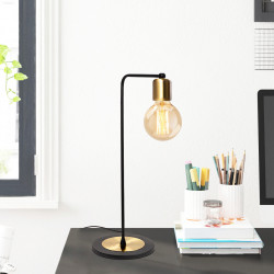 Lampe à poser ROBY - Black & Gold