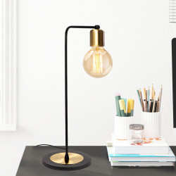 Lampe à poser ROBY - Black & Gold