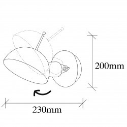 Applique OCEANE - orientable