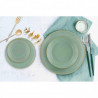Service de table 24 pièces - MUST - Vert Pastel & Or