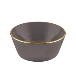 Saladier 23cm - MUST - Gris & Or