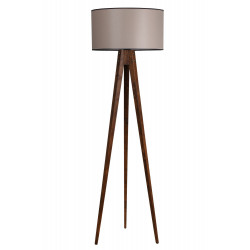 Lampadaire à poser MALO noyer - 3 coloris au choix