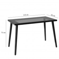 Bureau en bois massif - PARLY