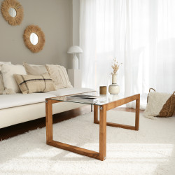 Table basse rectangulaire - PURIST chêne