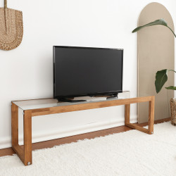 Table basse rectangulaire - PURIST chêne MIEL