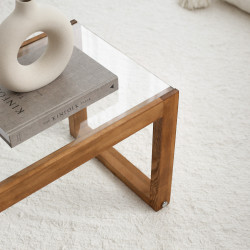 Table basse rectangulaire - PURIST chêne MIEL