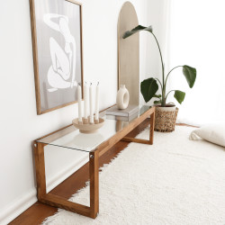 Table basse rectangulaire - PURIST chêne MIEL