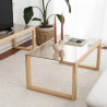 Table basse rectangulaire - PURIST chêne MIEL