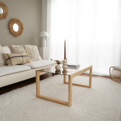 Table basse rectangulaire - PURIST chêne MIEL