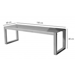 Meuble télé ou Table basse rectangulaire - PURIST chêne NATUREL
