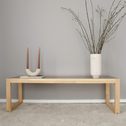 Meuble télé ou Table basse rectangulaire - PURIST chêne NATUREL