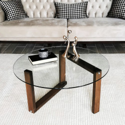 Table basse ronde - LYNE Accacia
