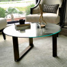 Table basse ronde - LYNE Accacia