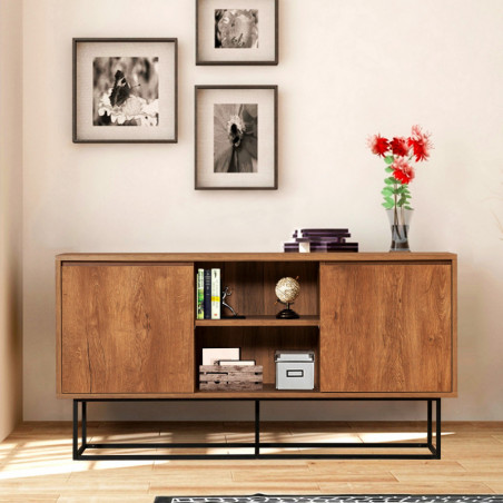 Buffet bas SLIMY - Noyer Buffet bas SLIMY - Noyer