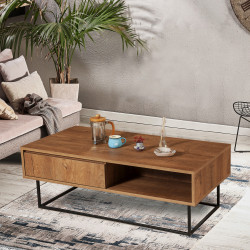 Table basse SLIMY - Noyer
