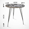 Table d'appoint SLIMY - Noyer