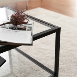 Table basse rectangulaire - PURIST chêne NATUREL