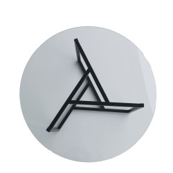 Table basse ronde - ELISE Black