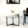 Table basse ronde - ELISE Black