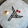 Table basse ronde - ELISE Black
