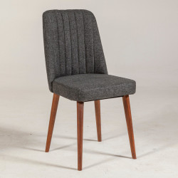 Chaise MINTY Noyer - 4 Coloris au choix